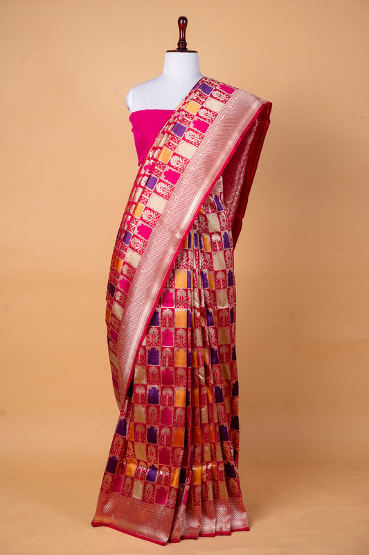 Pure Banarasi Katan Silk Saree ! Rangkat !