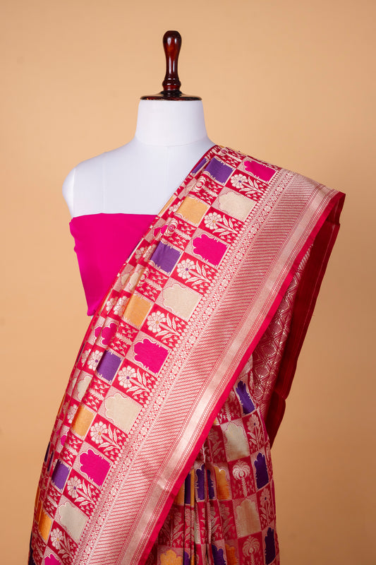 Pure Banarasi Katan Silk Saree ! Rangkat !