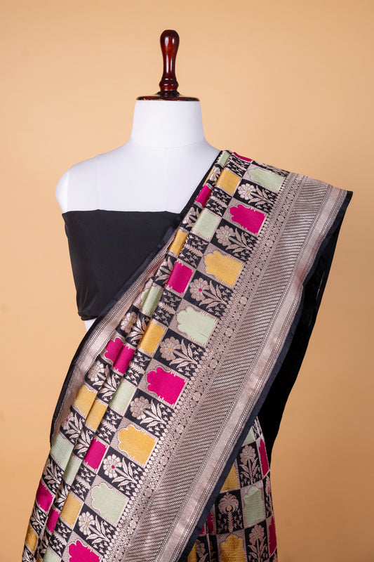 Pure Banarasi Katan Silk Saree ! Rangkat !