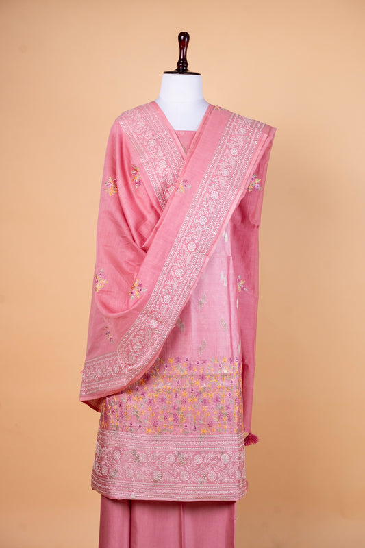 Elegant Cotton Suit with Dupatta